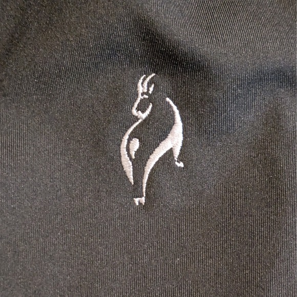 Ralph Lauren RLX Golf Dress Women's Medium Black Sleeveless 1/4 Zip Stripe - Picture 4 of 10